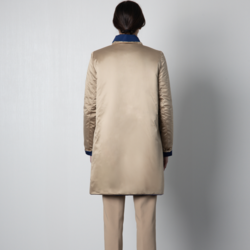 Parka poliester reversible