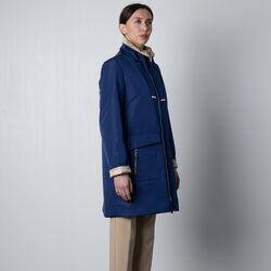 Parka poliester reversible