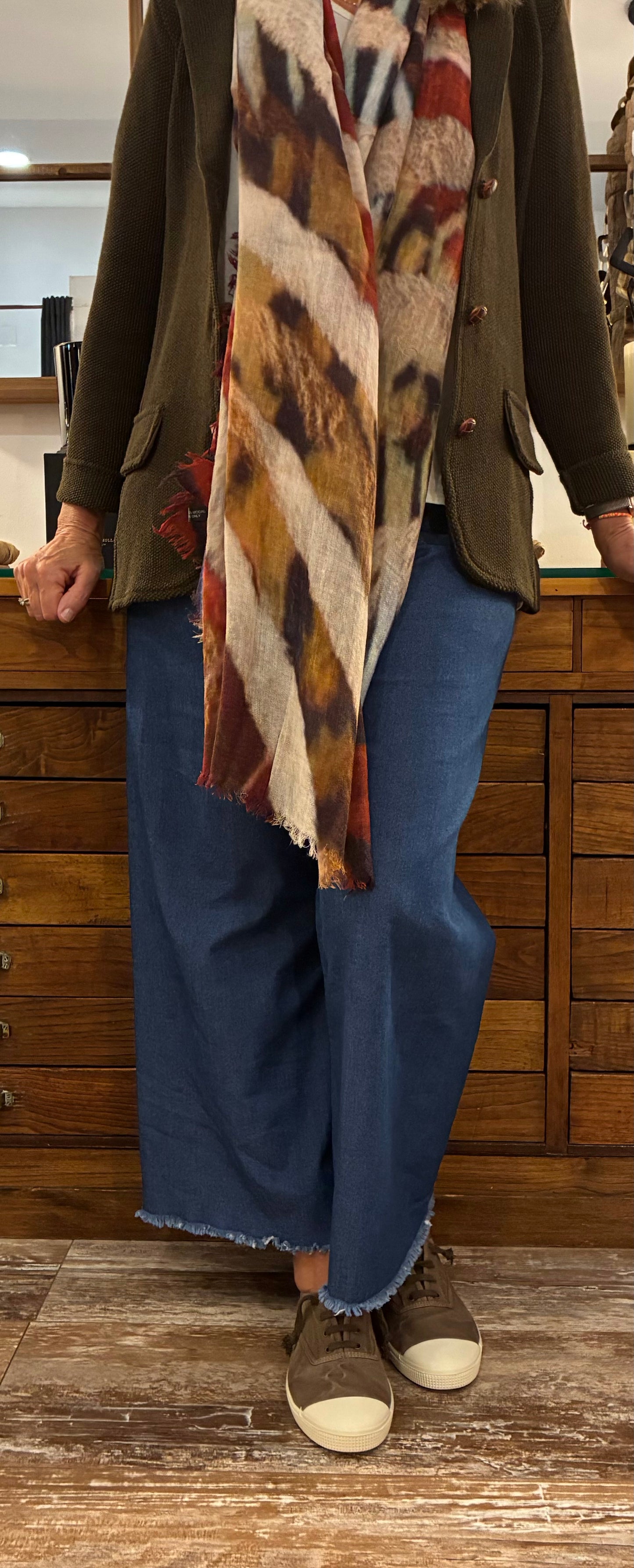 Foulard modal estampado
