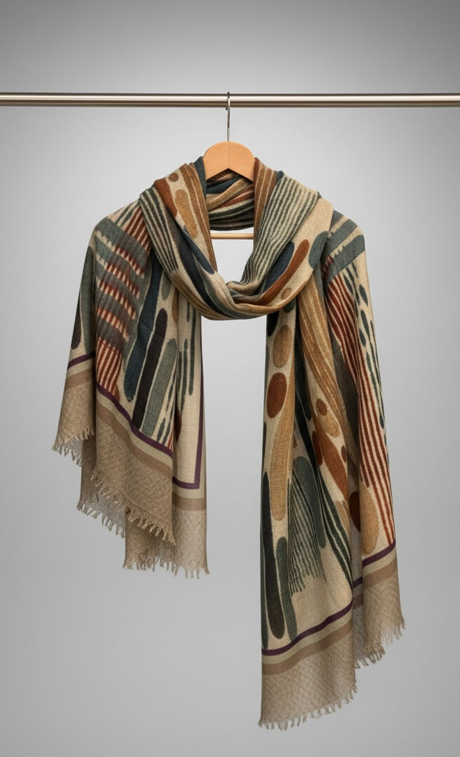 Foulard modal estampado