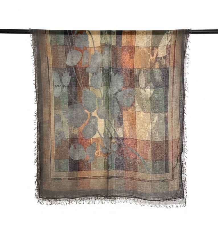 Foulard modal estampado