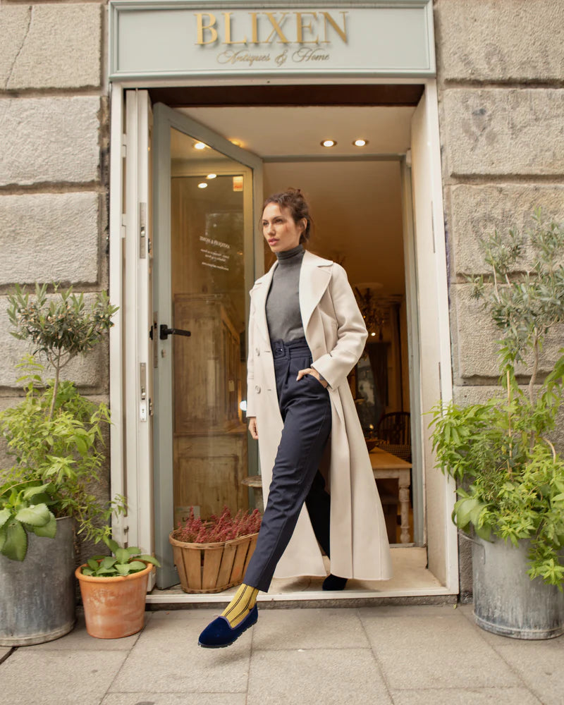 Slipper azul marino