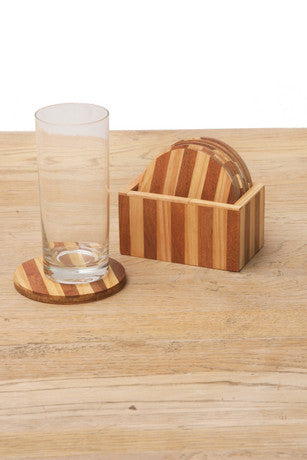 Posavasos en madera de acacia