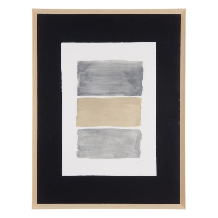 Cuadro abstracto negro