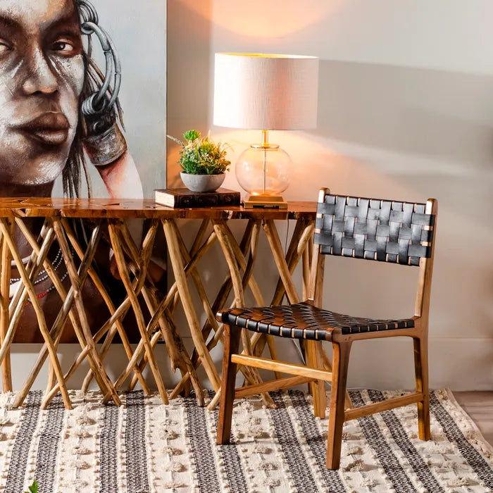 Silla madera de teca