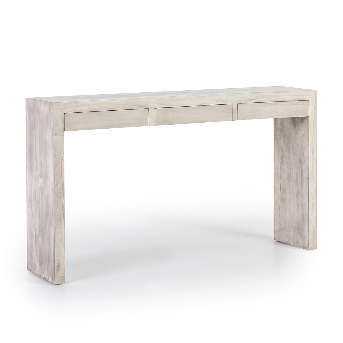 Consola madera gris velado