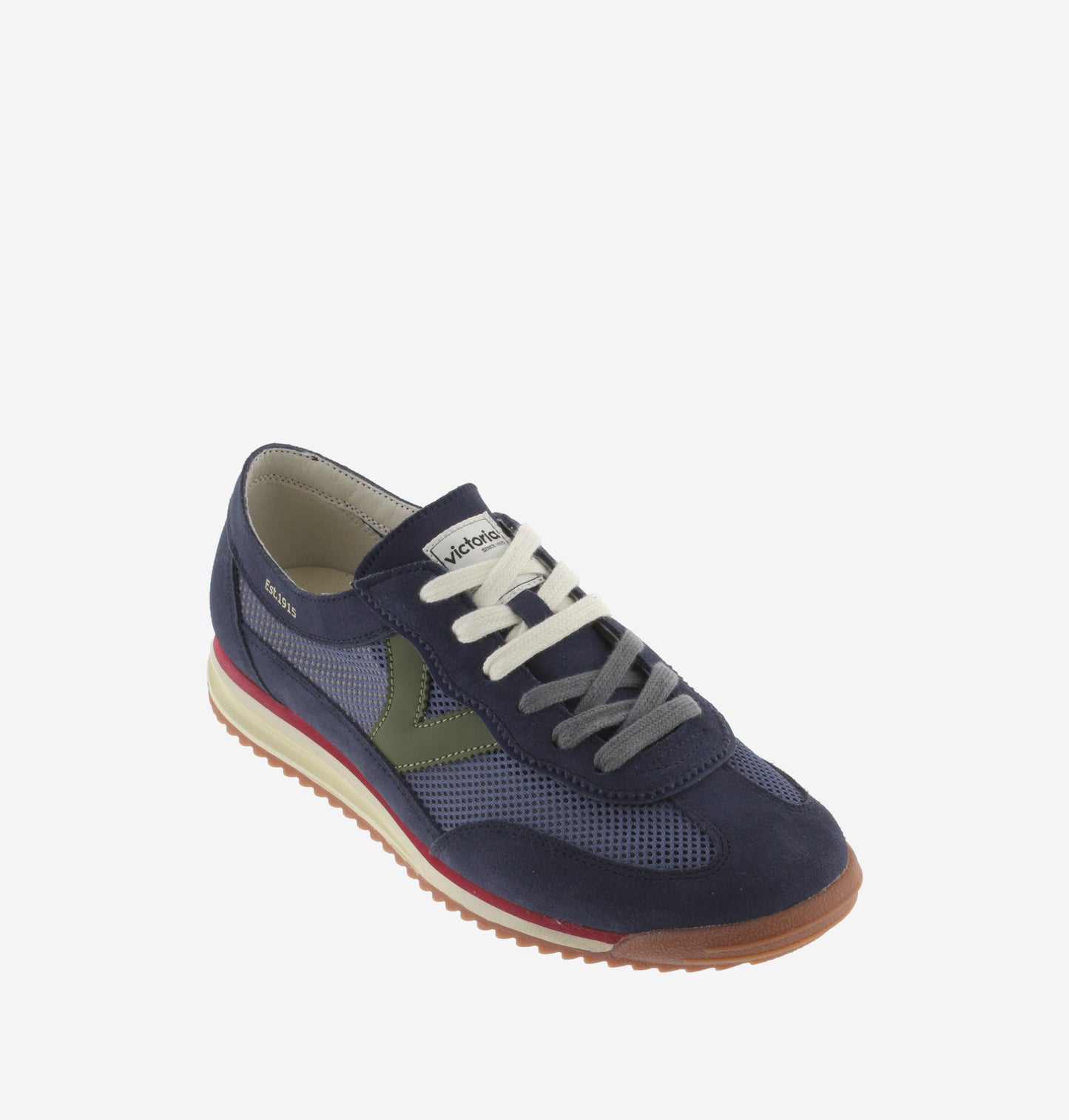 Zapatilla rejilla serraje