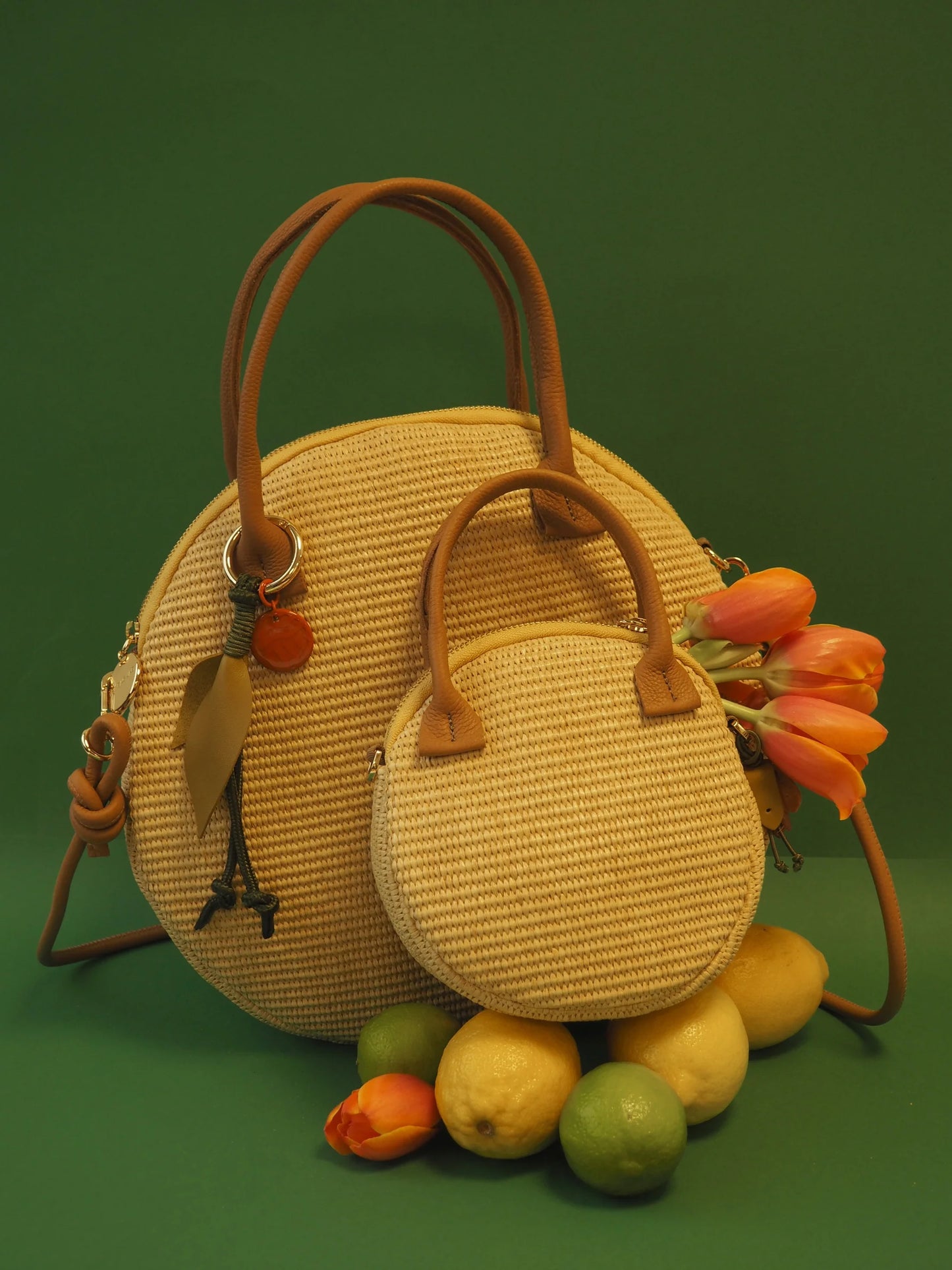 Mini bolso rafia
