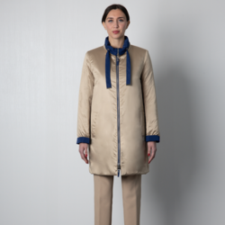 Parka poliester reversible