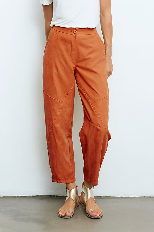 Pantalón color teja