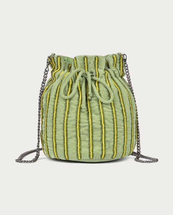 Bolso cubo bordado