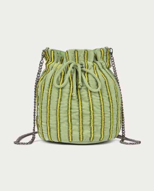 Bolso cubo bordado