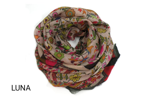 Foulard lana fría y modal