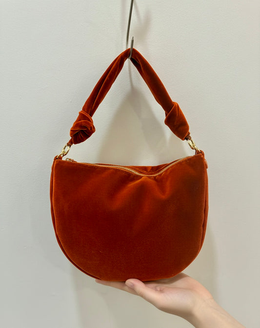 Bolso terciopelo mediano