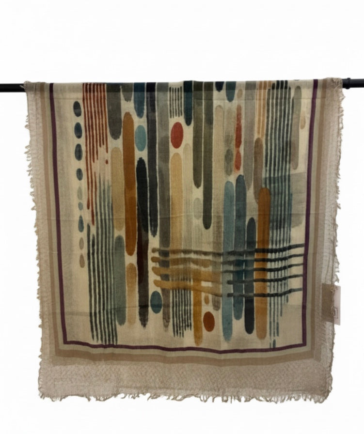 Foulard modal estampado