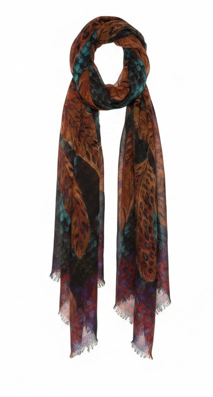 Foulard modal estampado