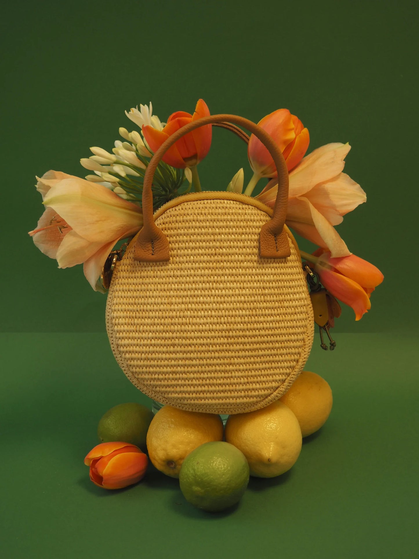 Mini bolso rafia