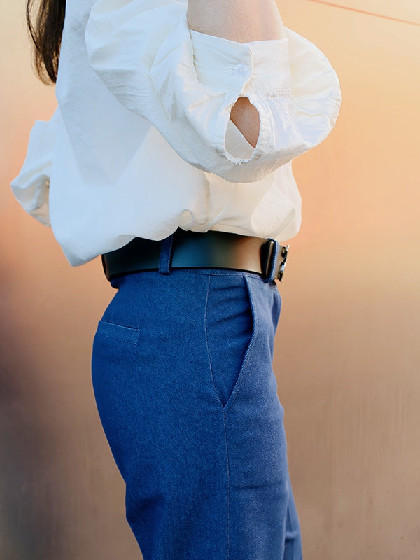 Pantalón denim azul