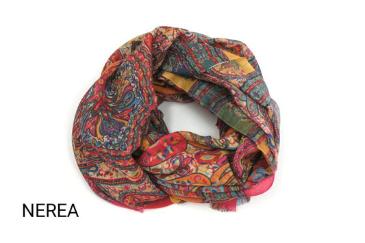 Foulard lana fría y modal