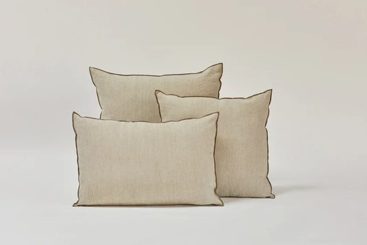 Cojin lino natural